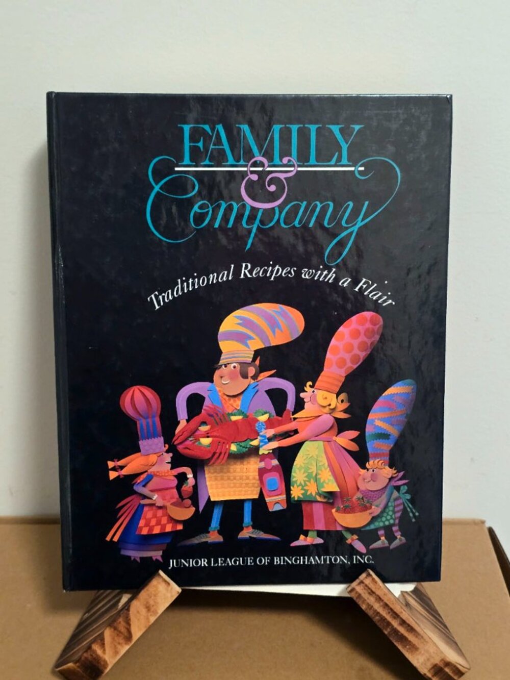 Junior League Binghamton Family & Company Cookbook 1992 1st Printing Spiedies